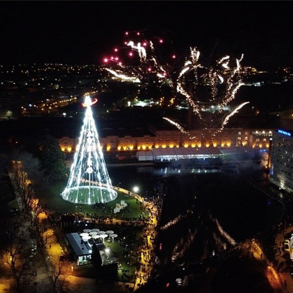 Boas Festas em Aveiro | Vista Aérea