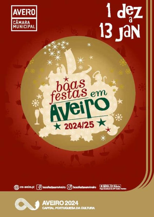 Agenda Boas Festas em Aveiro 2024/2025