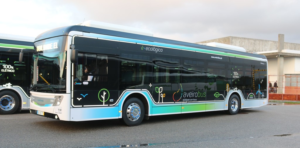 Os novos autocarros foram apresentados no Terminal Rodoviário de Aveiro