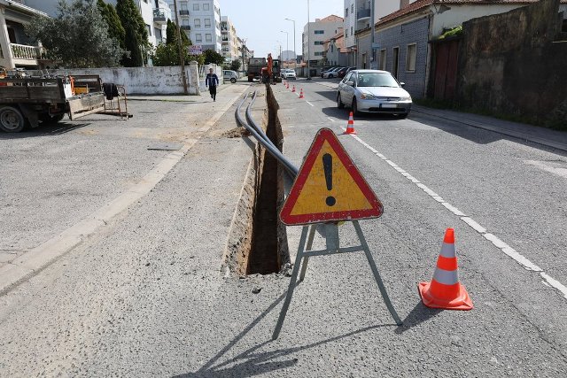 Obra em execução