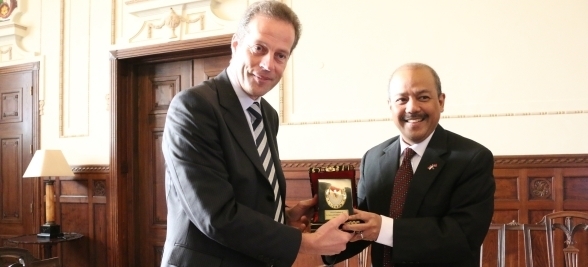 PRESIDENTE RECEBEU EMBAIXADOR DA INDONÉSIA