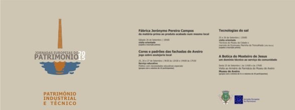 JORNADAS DO PATRIMÓNIO DE 25 A 27 DE SETEMBRO
