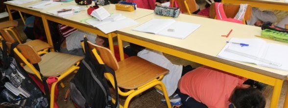 EXERCÍCIO “A TERRA TREME” DECORREU EM TRÊS ESCOLAS DO MUNICÍPIO