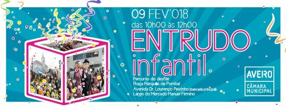 ENTRUDO INFANTIL PERCORRE AS RUAS DA CIDADE