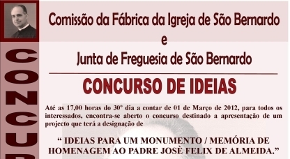 CONCURSO DE IDEIAS HOMENAGEM AO PADRE JOSÉ FELIX DE ALMEIDA