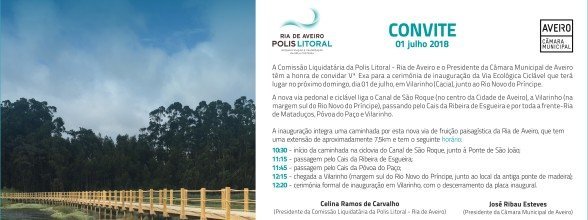 INAUGURAÇÃO DA VIA ECOLÓGICA CICLÁVEL