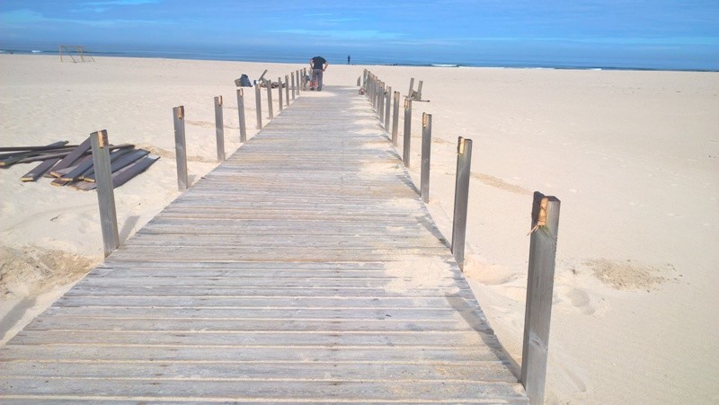 CONSTRUÇÃO DO NOVO PASSADIÇO  DA PRAIA DE SÃO JACINTO