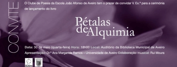 LIVRO "PÉTALAS DE ALQUIMIA" APRESENTADO NA BIBLIOTECA