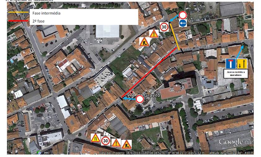 NOVOS CONDICIONAMENTOS DE TRÂNSITO PARA REABILITAÇÃO DA RUA DO GRAVITO E DA RUA DO CARMO