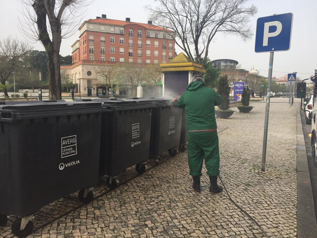 CÂMARA MUNICIPAL DE AVEIRO E VEOLIA AVANÇAM COM DESINFEÇÃO DE ESPAÇOS PÚBLICOS 