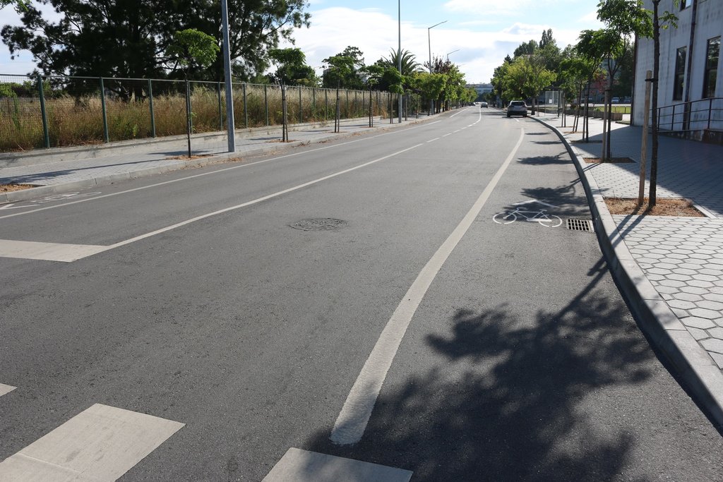 OBRA DO TRAJETO CICLÁVEL UA-ESTAÇÃO DA CP - CONDICIONAMENTOS DE TRÂNSITO