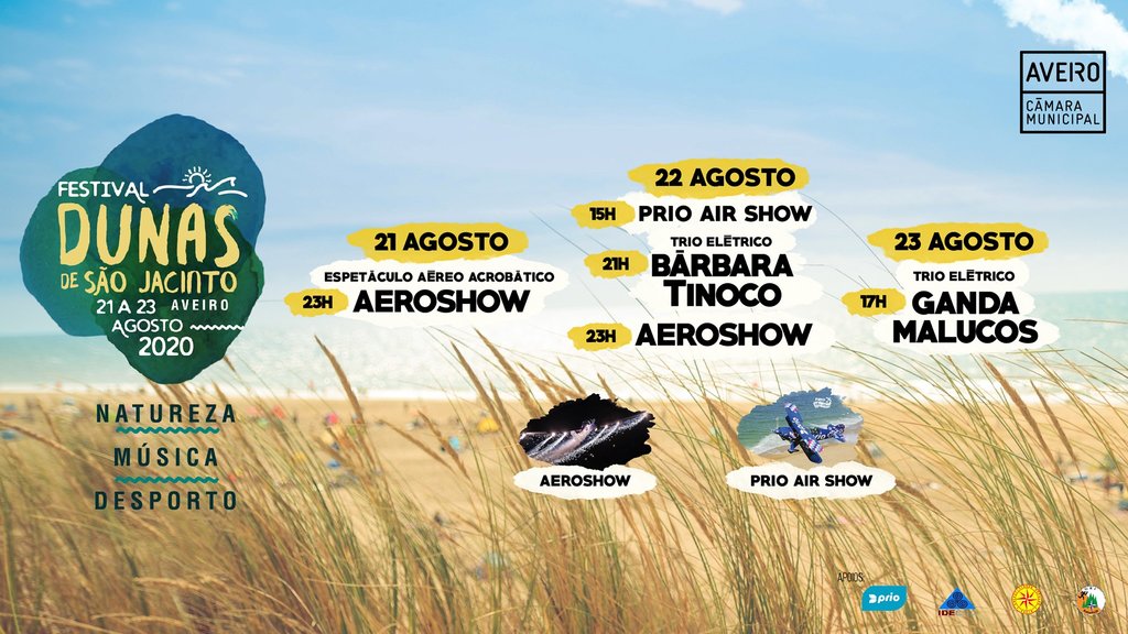 "PRIO AIR SHOW”, BÁRBARA TINOCO E  “GANDA MALUCOS”