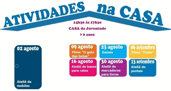 ATIVIDADES NA CASA MUNICIPAL DA JUVENTUDE