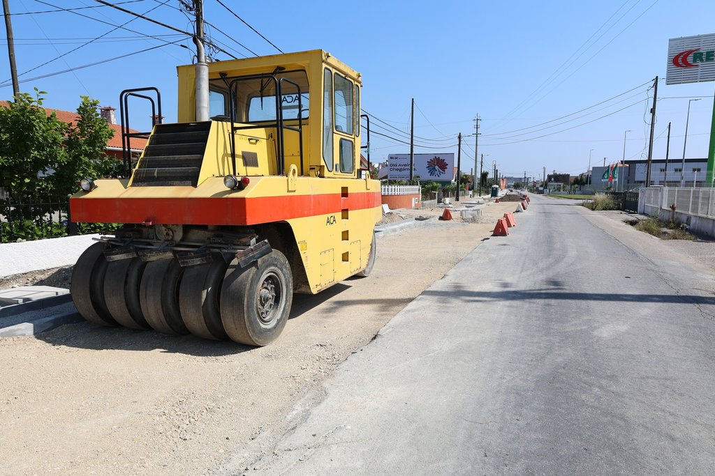 NOVA FASE DA OBRA DE QUALIFICAÇÃO URBANA DO TROÇO URBANO DA AVENIDA EUROPA EM CACIA