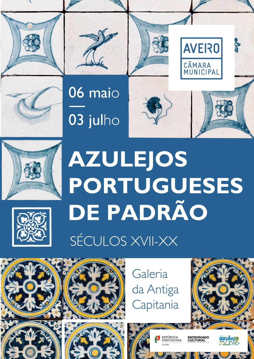AZULEJOS PORTUGUESES DE PADRÃO - SÉCULOS XVII-XX