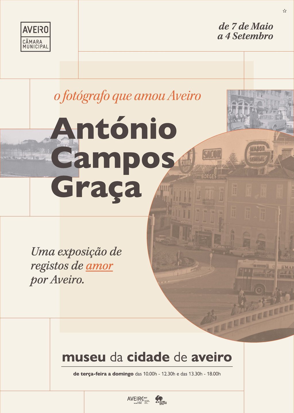 EXPOSIÇÃO “O FOTÓGRAFO QUE AMOU AVEIRO. ANTÓNIO CAMPOS GRAÇA”