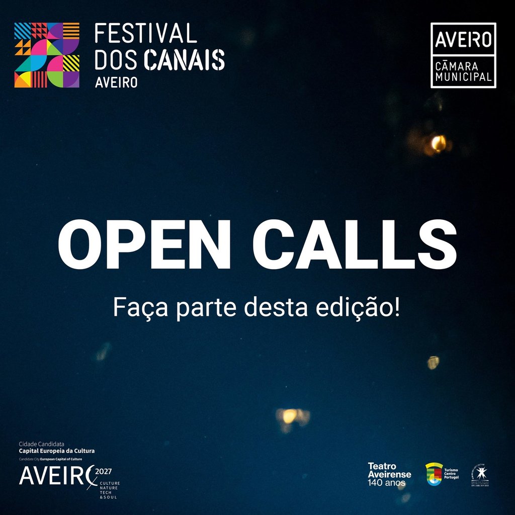 FESTIVAL DOS CANAIS LANÇA OPEN CALLS