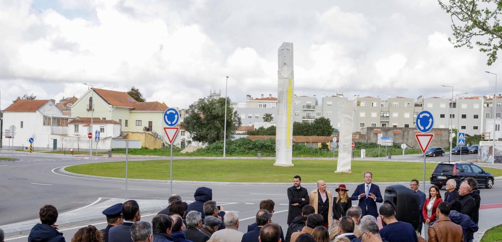 Inauguração da nova Rotunda da Avenida D. António Francisco dos Santos e homenagem a D. António F...