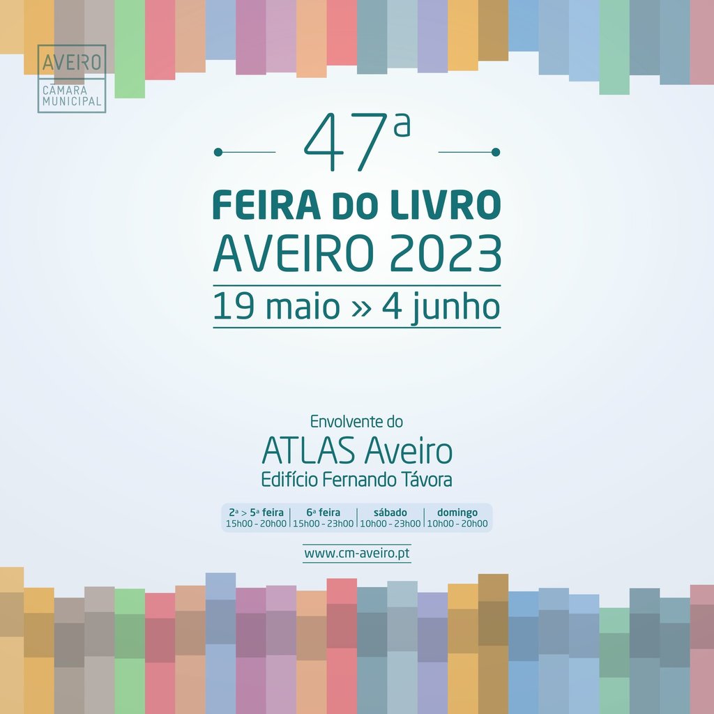 Feira do Livro de Aveiro regressa sexta-feira e estende-se até ao início de junho