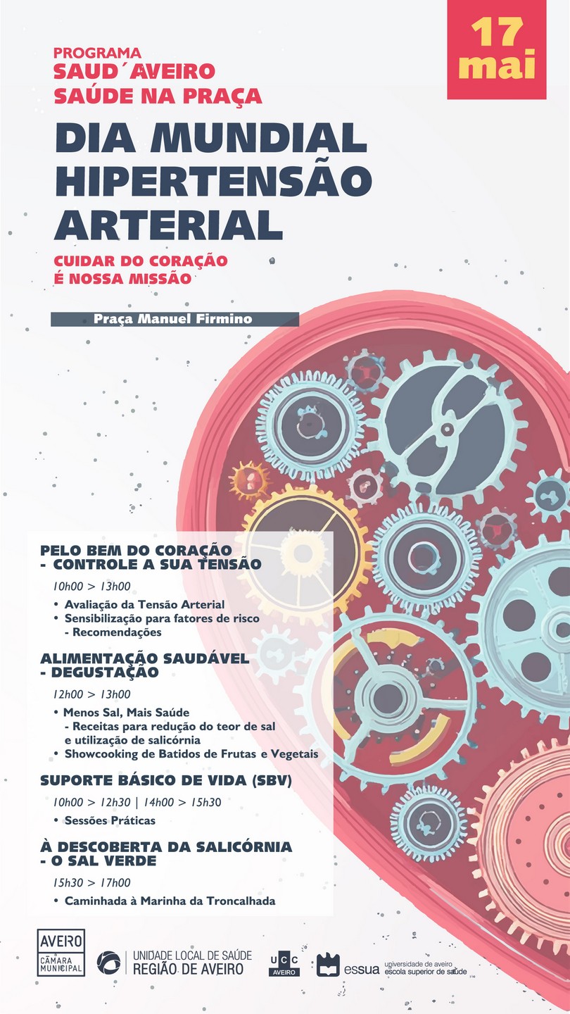 Dia Mundial da Hipertensão Arterial celebra-se a 17 de maio