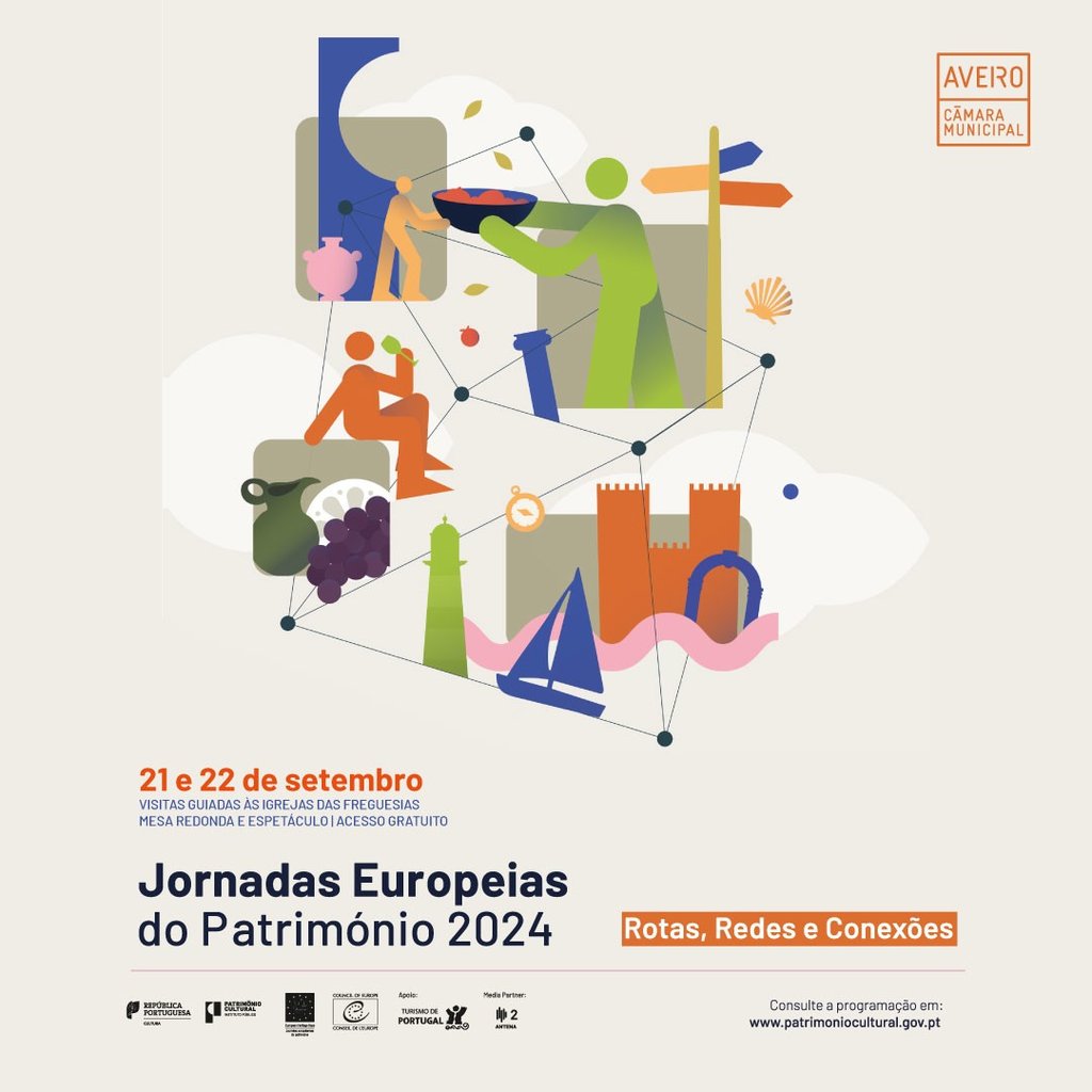 Jornadas Europeias do Património em Aveiro decorrem a 21 e 22 de setembro