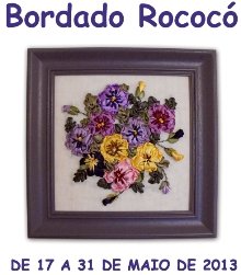 EXPOSIÇÃO BORDADO ROCOCÓ NA GALERIA ESPAÇO A