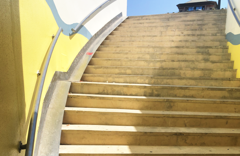 Calhas para Bicicletas nas Escadas de Aveiro