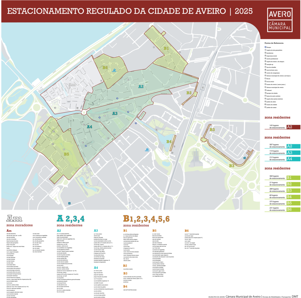 Mapa Estacionamento Regulado 2025